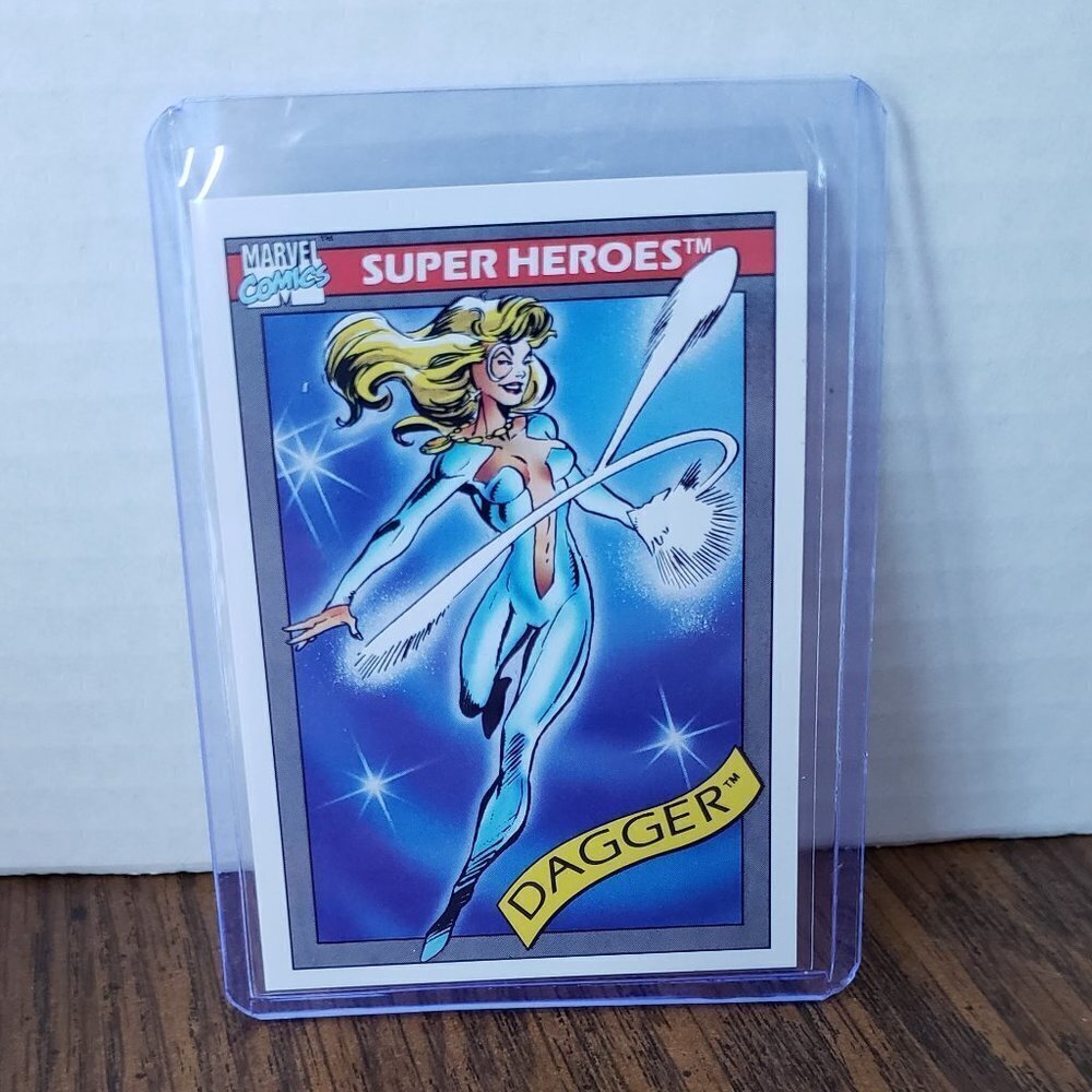 1990 Marvel Super Heroes Trading Card Impel Dagger #14